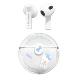 Miniso Sanrio Ly-318 Auriculares Inalámbricos Kitty Cat Color Blanco