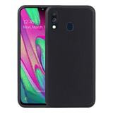 Funda De Teléfono Tpu Negra Para Samsung Galaxy A40