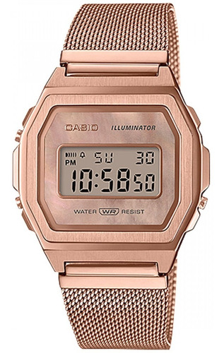 Reloj Casio Vintage Digital Original Oro Rosa/champ Dama