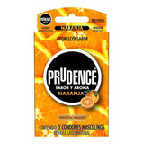 Cartera De 3 Condones Prudence Sabor Y Aroma A Naranja