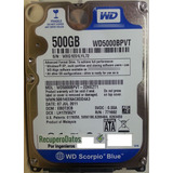 Western Digital Wd5000bpvt-22hxzt 500gb - 2392 Recuperodatos