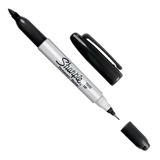 Marcador Sharpie Doble Punta Fina Ultra Fina 1.3/0.3mm Negro