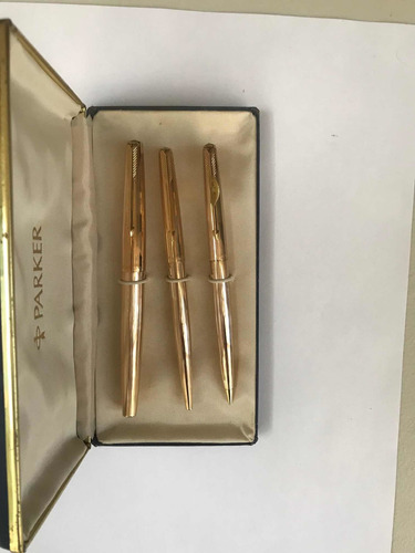 Parker 61 Insignia (juego Pluma Fuente, Bolígrafo Y Lapicero