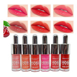 Set 6 Mini Brillos Labiales Lip Gloss Glaze - Edicion Kawaii