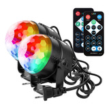 Globo De Esfera Led Magic Crystal Rgb 2 Peças De Luz De Bola