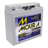 Bateria Moura Ups 12v 18ah 12mva-18 Grupo Electrogeno Alarma