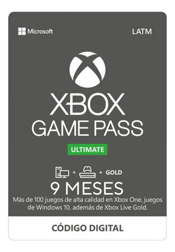 Game Pass Ultimate 9 Meses 