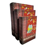 Caja Organizador Alhajero Elegante Libro Decorativo X3 Unid
