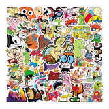 50 Stickers Cartoon Network / Nick Dibujos Animados Clasicos