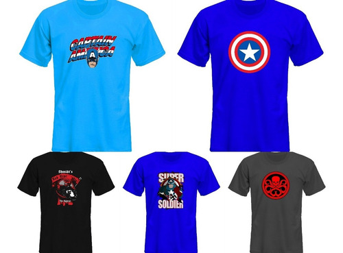 Remeras Capitan America Avengers Infinity War *mr Korneforos