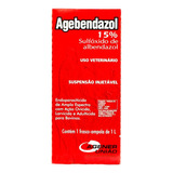 Agebendazol 15% Sulfóxido De Albendazol 1l - Agener União