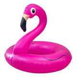 Boia Inflável De Flamingo Rosa Importway 90cm Para Piscina