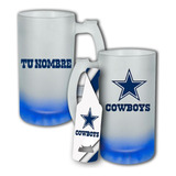 Tarro Cervecero Nfl  Destapador Personalizado Cowboys Dallas