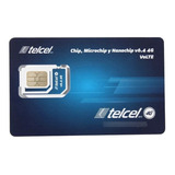 2pz- Chip Y Microchip Telcel 3g 4g Lte Lada Queretaro