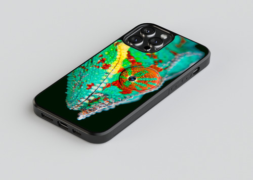 Funda Diseño Para Samsung Camaleon Verde  #1