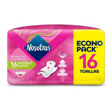 Pack 6u Toallitas Femeninas Nosotras Invisible Con Alas 16u