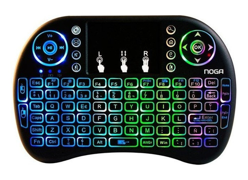 Mini Teclado Inalambrico Led Retroiluminado Smart Tv Android