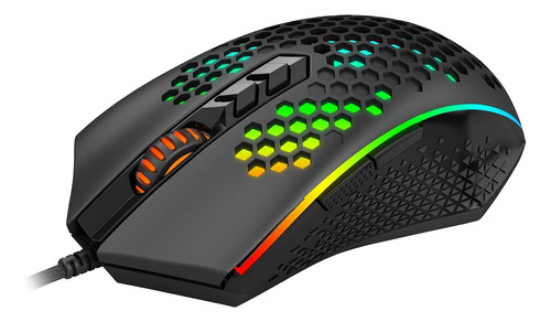 Mouse Redragon, Con Cable/negro/12400 Dpi/rgb