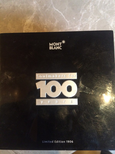Montblanc Estuche De Reloj 100 Aniversario Edición Especial