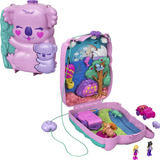 Polly Pocket Koala Adventures - Bolso Compacto Con Muñeca .