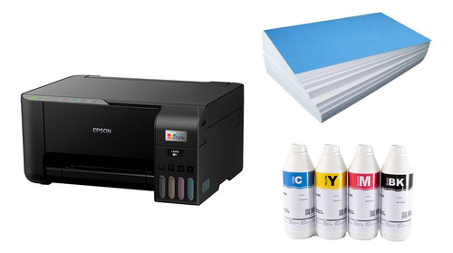 Impressora L1250 + 4 X 250ml Tinta Sublimatica + Papel Havir
