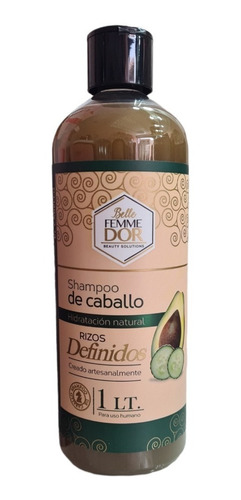 4 Shampoos De Caballo Femme D´or Para Rizos + Envío Gratis 