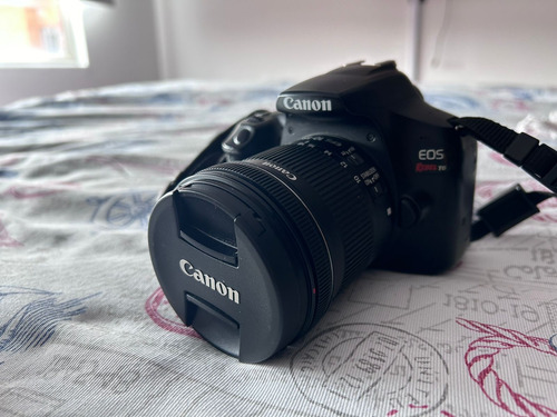  Canon Eos Rebel T6 Dslr Color  Negro