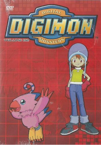 Digimon Vol.02 - Dvd Com Diversos Episódios Da Série - Novo