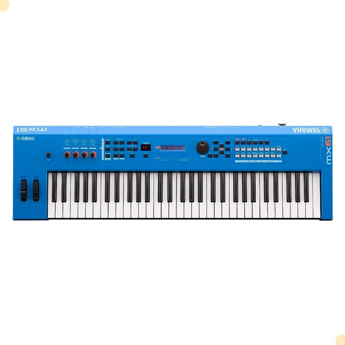 Teclado Musical Yamaha Mx61 Sintetizador Com 128 Notas