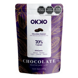 Chocolate Amargo Gourmet 70% Cacao 200gr Okko Super Foods