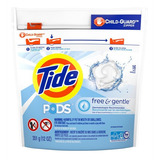 Tide Detergente De Ropa Concentrado Free&gentle 16 Capsulas