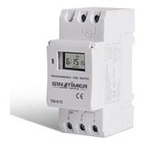 Timer Programador Digital Horário Tm-615 28 On/off 220v Din