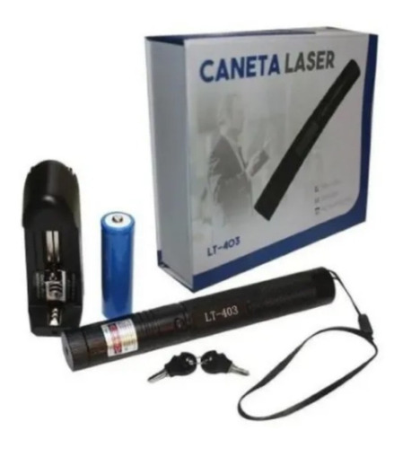 Caneta Laser Verde Forte Profissional 50km Com Estojo