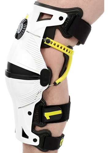 Rodilleras Articuladas Motocross Enduro Mobius X8 Blanco