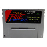 Fita Super Fire Prowrestling Famicom Super Nintendo Jap Orig