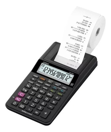 Calculadora Impresora Miniprint Casio Hr-8rc Impacto Online