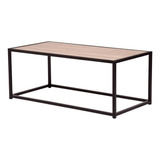 Mesa De Centro Rectangular De Madera