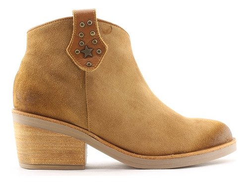 Botas Botinetas Viamo Adia Dama Mujer Cuero Comodas Carg