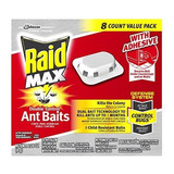 Raid Max Cebos Para Hormigas De Doble Control 8 Ct