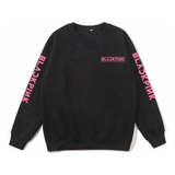 Saco Buso Buzo Cuello Redondo Diseño Black Pink K-pop Adulto