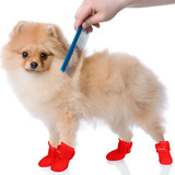 Botas Zapatos Impermeable Antideslizante Mascotas Perros S