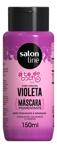 Máscara Efeito Tonalizante Violeta Cachos Salon Line 150ml