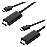 Cable Usb C Hdmi De 6 Pies 4k Monitor, Adaptador Hdmi U...