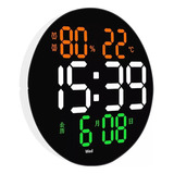 Reloj De Pared Digital Led Grande Y Moderno Para Exteriores