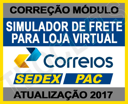 Script Atualização Módulo Frete Correios Interspire Loja Pac