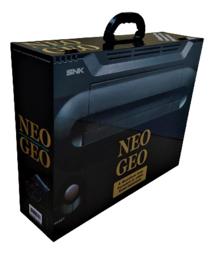 Caixa De Madeira Mdf Neo Geo Aes Com Alça 