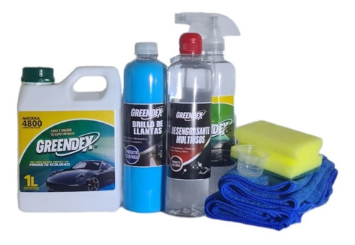 Greendex Lavado En Seco Kit De Prueba Para 140 Autos (20lts)