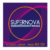 Cuerdas Guitarra Acústica Metálicas 80/20 Supernova Strings