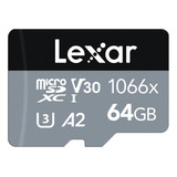 Tarjeta Micro Sdhc Lexar 1066 X 64 Gb De Velocidad De Hasta