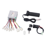 Kit De Controlador De Bicicleta Eléctrica, 24 V, 500 W, Thro